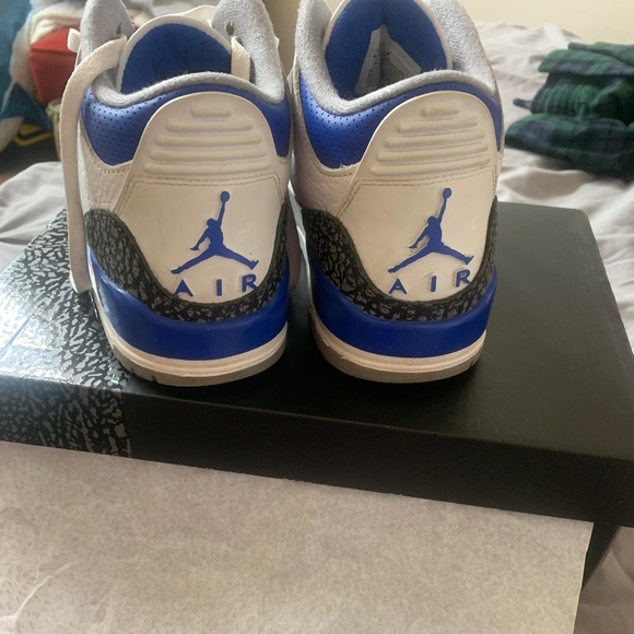 2021 Air Jordan 3 Retro Racer Blue sz 9.5